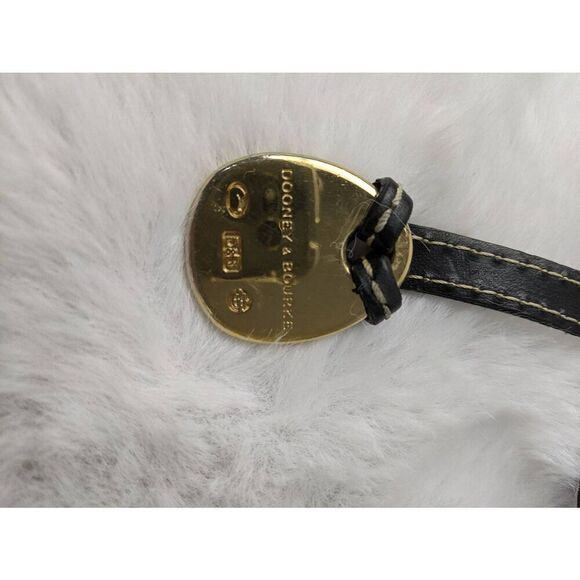 Dooney & Bourke Purse Hobo Black Leather Hobo Bag Soft Supple Heritage Preppy 90 - Picture 16 of 16